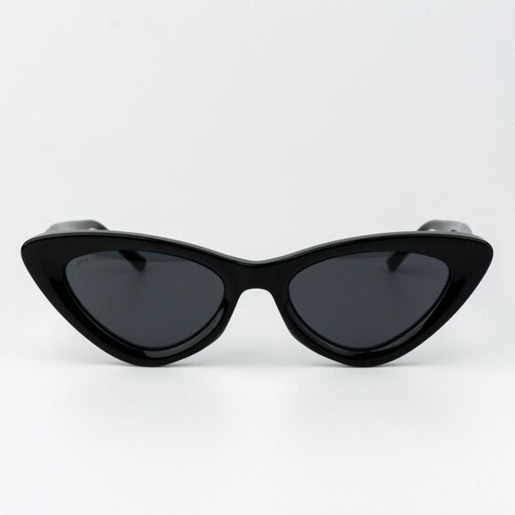 Jimmy Choo Women Sunglasses Black Grey Cat Eye ADDY/S 0807 BRAND NEW - Picture 7 of 14